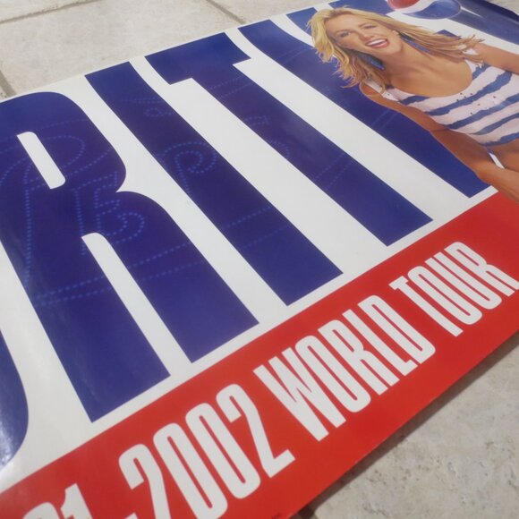 Collectible 2001-2002 Brittany Spears Pepsi Cola World Tour Concert Poster. - Picture 11 of 14
